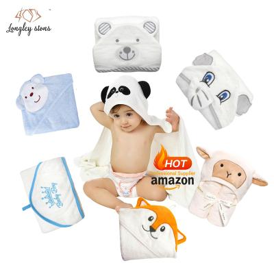 China High Expectation Custom Bamboo Cup Baby Cup Viable Different Animal Shape Big Expectation Hooded Towel en venta