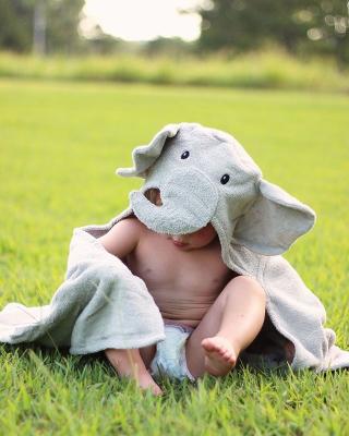 Cina The newest eco-friendly fairy animals embroidery bamboo baby hooded towel in vendita