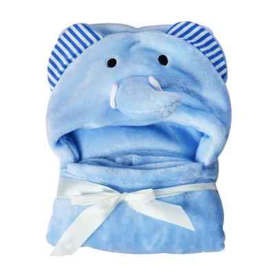 China Pure Cotton Newborn Hooded Towel Comfortable Cute Animal Robes for sale