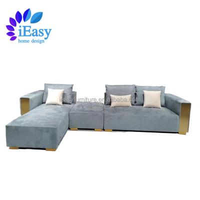 China Modular iEasy furniture latest best quality custom living room elegant couches fabric couch cushions living room sofa set 7 seater couch for sale