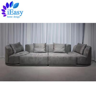 China Adjustable (other) iEasy customized modern new design fabric furniture living room sofa function sofa living room furniture living room sofa luxury for sale