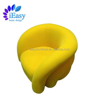 China Adjustable (other) iEasy Factory Velvet Fabric Lazy Sofa Flannel Cushion Chair Single Bedroom Room Balcony Seat Leisure Sofa Living Room Chair for sale