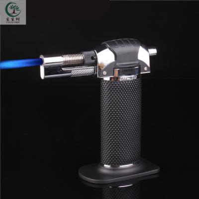 China Igniter with Jet Flame Lighter Cigar Lighters Butane Gas Fuel Welding Solder Lighter Refillable Gas Blow Torch Cigarette for sale