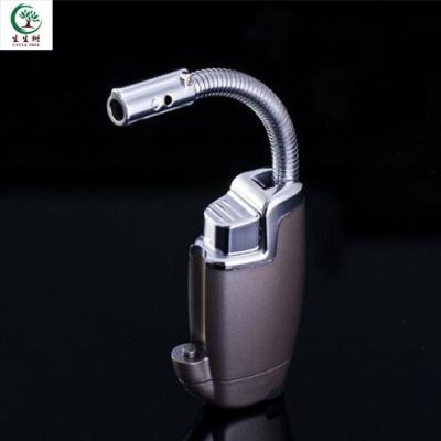 China Igniter With Logo Cheaper Free Custom Torch Kitchen Lighter Wholesale Gas BBQ Butane Torch Neck Outdoor Butane Lighter One Long Flexible Lighter for sale