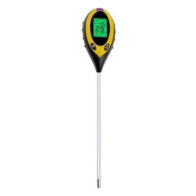 China Soil Testing Soil Testing 4 In 1 Digital PH Meter Soil Moisture Monitor Temperature Sunlight Tester for sale