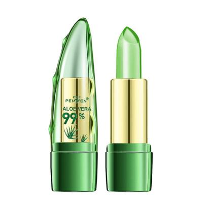 China Color-changing Vera waterproof gel aloe jelly lipstick moisturizing and repairing factory foreign trade border lip balm lipstick for sale