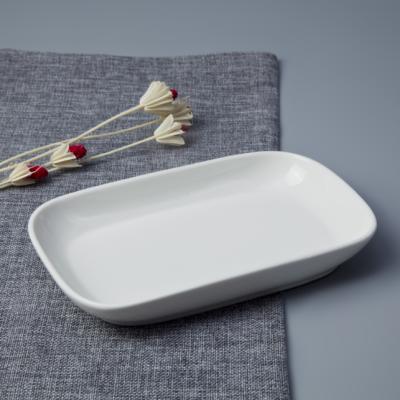 China Sustainable Bulk Fine Quality Dinnerware Ceramic Kitchenware White Porcelain Dish For Dishes^ for sale