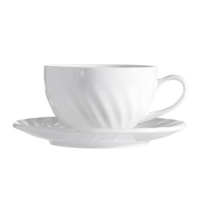 China 90ml Royal Stocked Mini Espresso Cup And Saucer, Restaurant Wholesale White Ceramic, Turkish Tableware^ for sale