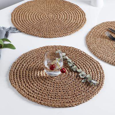 China Viable Woven Place Mats Around Dining Table Mat Placemat For Dining Table Mat Place Mat Set for sale