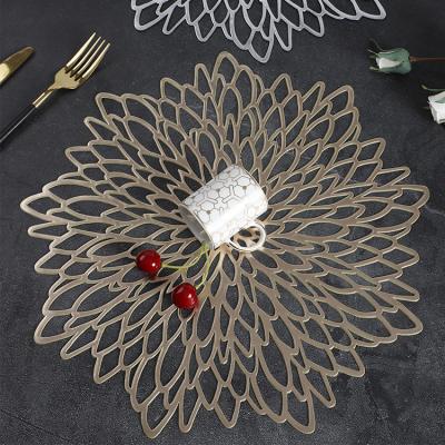 China Viable Wholesale Stylish Round Table Mat Placemat Dining Placemat Place Mat Set For Dining Table for sale