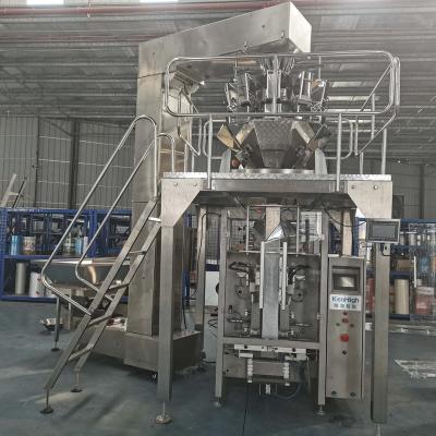 China Automatic Food 5g-5kg VFFS Quad Seal Gusset Bag Fried Chicken Tea Packing Machine for sale