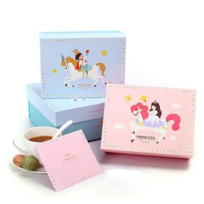 China Wholesale Recyclable Cardboard Paper Clothing Sliding Drawer Unicorn Box For Baby Shoe Packing Box Logo Kids Dresses Gift Box Custom Made for sale