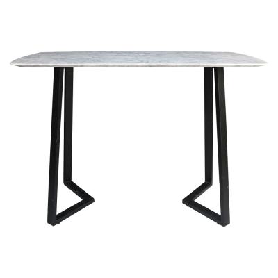 China Easy Installation Nactual Marble Carrara Tops Living Room Furniture Countertops White Resonant Marble Stone Coffee Table Dining Table for sale