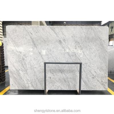 China Bianco Carara Wildly Grain Marble Natural Stone Slabs Quarry Outlet Mateiral Slabs Bianco Carara Polishing Finish Marble White for sale