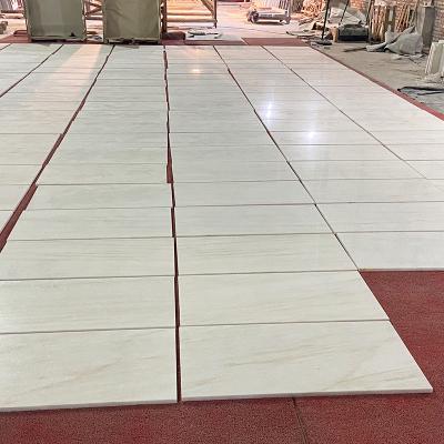 China Quarry White Wood Natural Marble Tile Twii Clean Polishing Finish Cut Natural Mateiral To Sizing Marble Stone Slabs For Project Deco Marble Tiles for sale