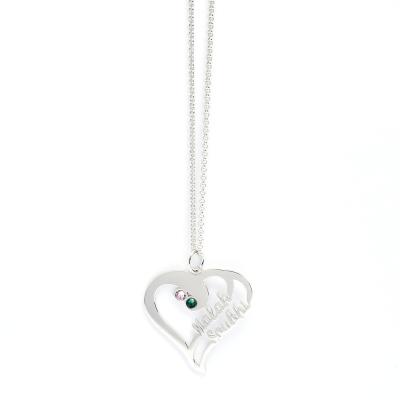 China iloveyou romantic hot sale love heart necklace love necklace for sale