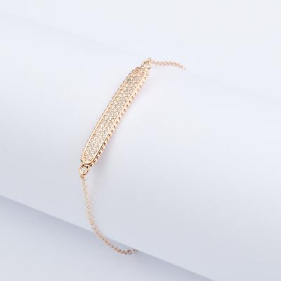 China New Fashionable Hot Sale Anklet Bracelets Charm Bracelet Zirconia Bracelet Lady for sale