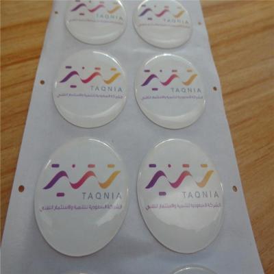 China Other hot sale custom epoxy resin cmyk print dome label waterproof clear sticker for sale