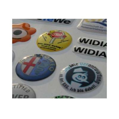 China Stickers Wholesale Custom Logo Printing Adhesive Waterproof Epoxy Label Sticker for sale