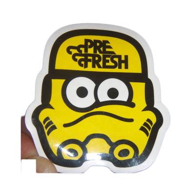 China Raincoats Die Cut Waterproof Adhesive Vinyl Sticker Cute Custom Printing for sale