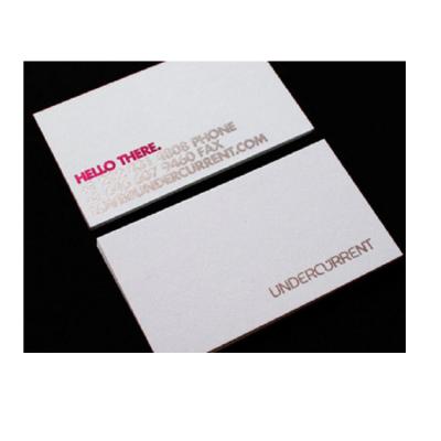 China Cheap Card PVC Printing Paper Business Cards (100% NEW Material) New Arrival Clear Plastic Double Side for sale