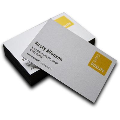 China Hot Sale Plastic Art Paper Printing Luxury Custom Die Cut Business Cards for sale