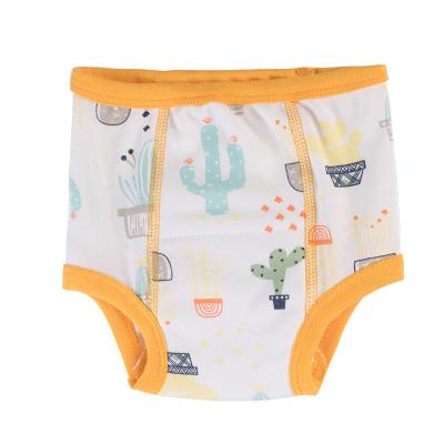 China Factory Price OEM Printed Super-Thin Cotton Less MOQ Baby Train Pants Cloth Baby Diaper Learning Training Pants for sale