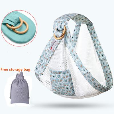 China YILE Cotton Breathable Baby Sling Mesh Fabric Baby Wrap Cotton Baby Carrier for sale