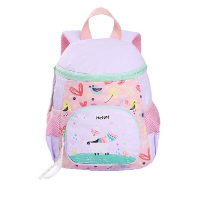 China Ecosmile waterproof wholesale cheap cute biodegradable paper bags spill light kids school backpack for sale