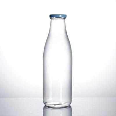 China 14oz Beverage In Stock 200ml 250ml 300ml Clear Square Round Coffee Milk Glass Empty Custom Bottle For Juice for sale