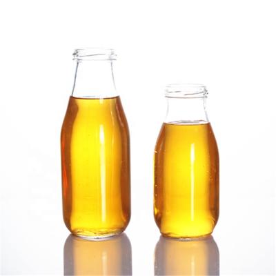 China Beverage Juice Food Grade Fruit Juice 300ml Glass Cold Pressed Beverage Bottle for sale