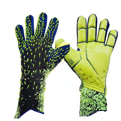 China Anti-Slip Professional Football Goalie Breathable Football Gloves American Best Latex Training Gloves for sale