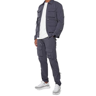 China Bungee Tracksuits Breathable Cargo With Apiary Retail Young Men Lightweight Casual Sportswear Set for sale