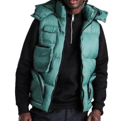 China Wholesale Viable Outdoor Mens Bomber Jacket Vest With A Zipper Stripper Jacket for sale