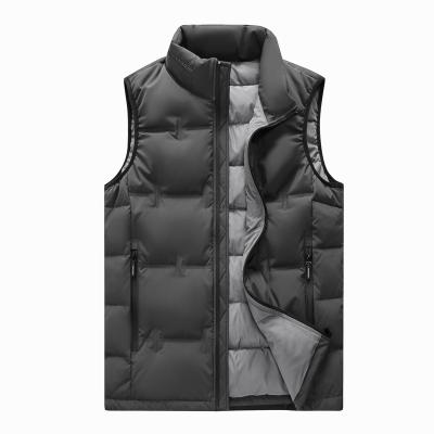 China Custom Logo Fashionable Men's Down Vest Down Vest Windproof Jacket Waterproof for sale