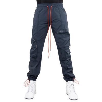 China Custom Wholesale Mens Cargo Pants Sustainable With Zipper And Pockets Stacked Pants for sale