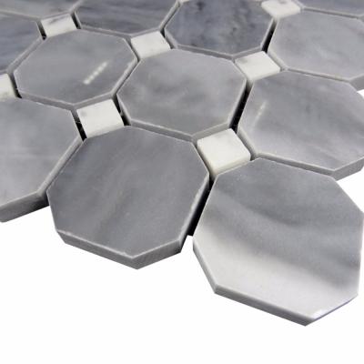 China Gray Bulk Parquet Italy Mosaic Folding Plastic Sheet Marble Slab for sale