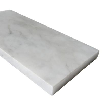 China Modern Decorative Italian White Interior Carrara Marble Wall Tile for sale