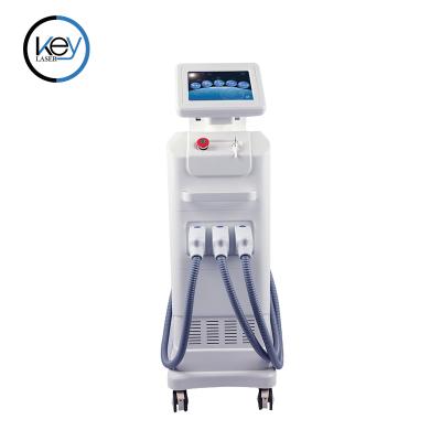 China Multifunctional acne treatment beauty equipment OPT SHR IPL E-light RF ND yag laser machine with you for sale