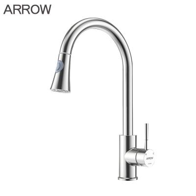 China ARROW Kitchen Faucet Grifo De Cocina High Arc Brushed Nickel Filter Tap Stainless Steel Kitchen Faucets for sale