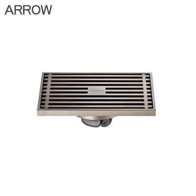 China ARROW Shower Room Drain Lavatory Bathroom Toilet Drainage Brass Floor Drain Modren for sale