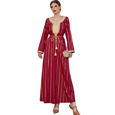 China Dubai Muslim Dress 2022 Muslim Dress 2022 Long Sleeve Wear Women's Long Skirts And Maxi Dresses DesignSummer News for sale