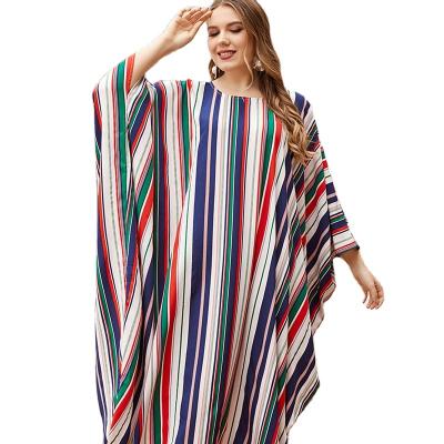 China 2022 new long sleeve muslim dress design muslim casual dress long sleeve print maxi dress fasion for sale