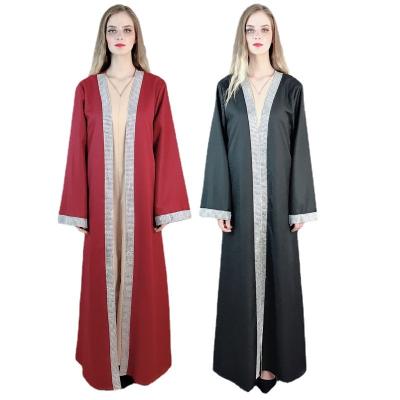 China Long Sleeve Dress 2022 New Design Products Hot Wholesale Hot Elegant Inner Muslim Abaya Muslim Women Long Sleeve Islamic Clothing for sale