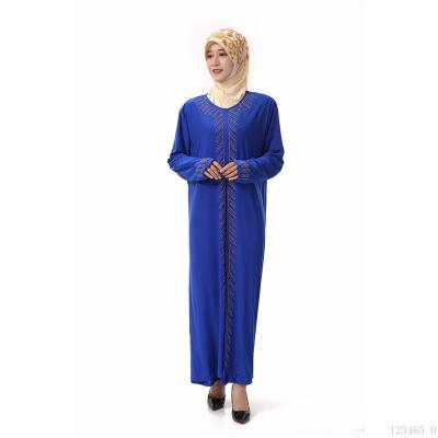 China 2022 Moroccan Long Sleeve Abaya Dress Dubai Turkey Hijab Islamic Dress Muslim Kaftan Kaftan For Women Ramadan Dresses Islam Robe Musulman for sale