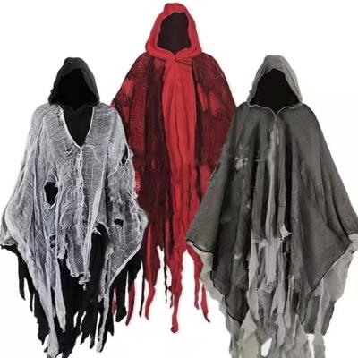 China 2022 Halloween business adult cloak long life size hooded vampire warm durable velvet for men and women for sale