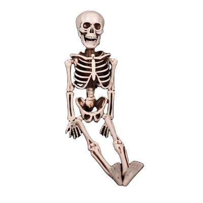 China Cheap Factory Price Plastic 40cm Mini Trumpet Skeleton Horror Ornaments Halloween Decor Outdoor Party for sale