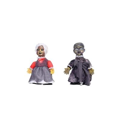 China Durable Hot Selling Ghost Doll Voice Control Halloween Decorations Electric Prop Kid Scary Toys for sale