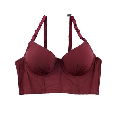 China Wholesale QUICK DRY comfortable bra for sexy women lift up large size C-cup bra with closure three rows sexy women underwear for sale