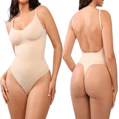 China OEM ODM Breathable Hot Selling Plus Size Shapers G-String Seamless Women Shaperwear For Women Sport for sale